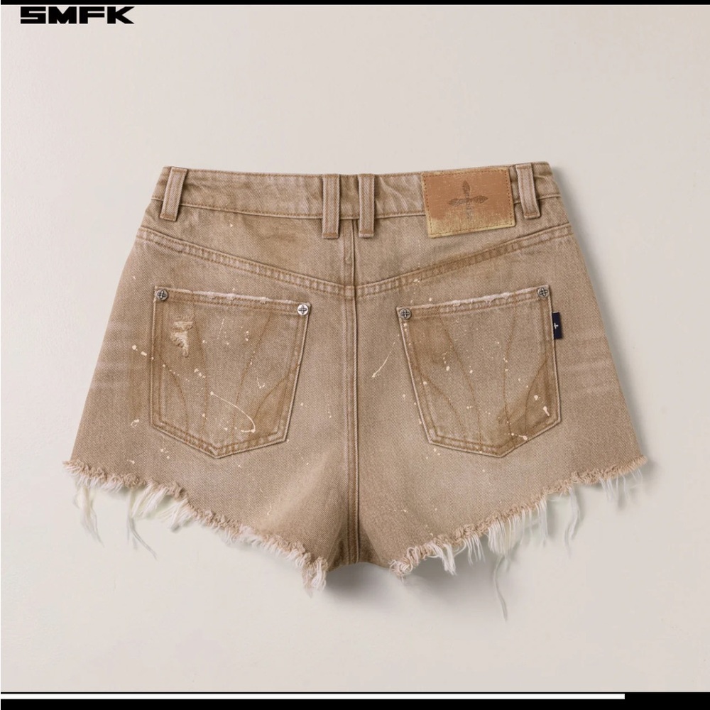 SMFK Rage Wild Denim Shorts - Cowboy Wild Brown